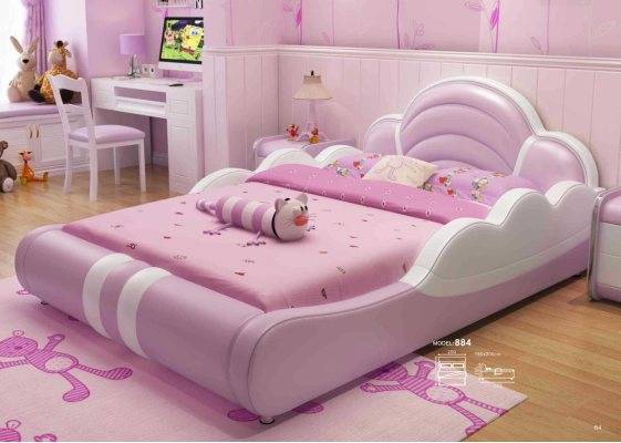 Childrens room Bed Girls Beds Bedroom Design Double bed new
