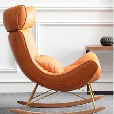 Armchair Metal Design Upholstery Lounge Club Chair Seat Room Swing