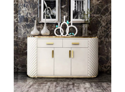 Luxury sideboard Chest of drawers Wardrobe sideboards 3 doors with 2 drawers