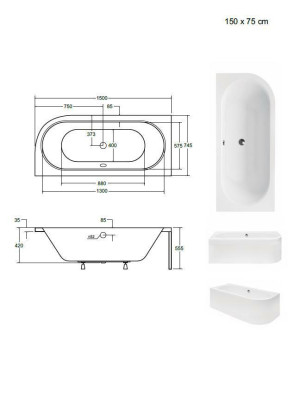Bathroom Unshaped Corner Bath Tubs White Corner Tub