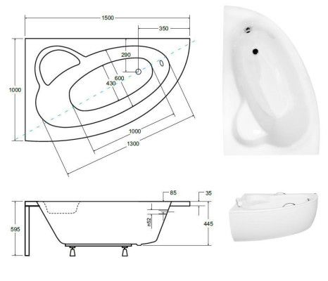 Unshaped Bathroom Tub Corner Bathtubs Design Tubs White