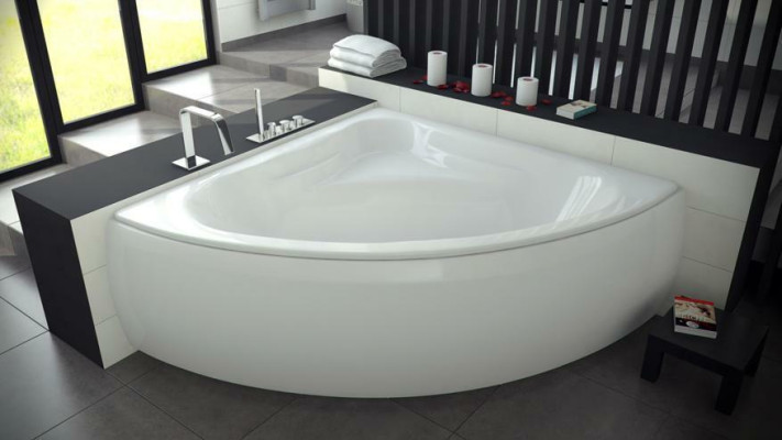 Bathtub corner design corner bathtub apron ABlue f silicone