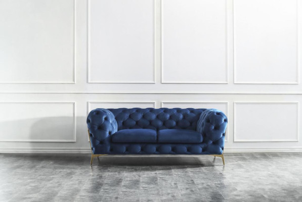 Chesterfield Seat Textile Fabric 2 Seater Living room Couch Sofa Upholstery Suite