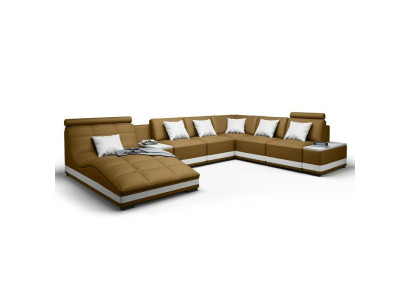 Designer sofa Corner sofa Living landscape Round sofa Leather sofa Couch Sofa U-shape NiddaA
