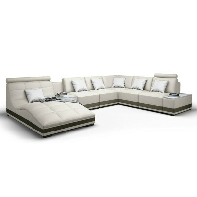 Designer sofa Corner sofa Living landscape Round sofa Leather sofa Couch Sofa U-shape NiddaA