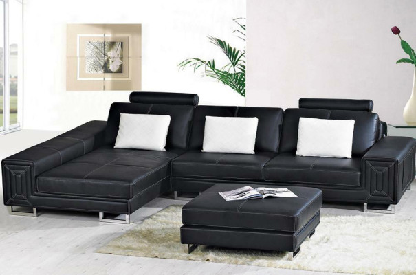 Living landscape Designer Sofa Couch Upholstery Leather Sofas Corner Corner Seat L-shape Genov