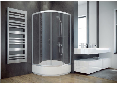 Shower cubicle quarter circle corner shower shower enclosure glass round shower