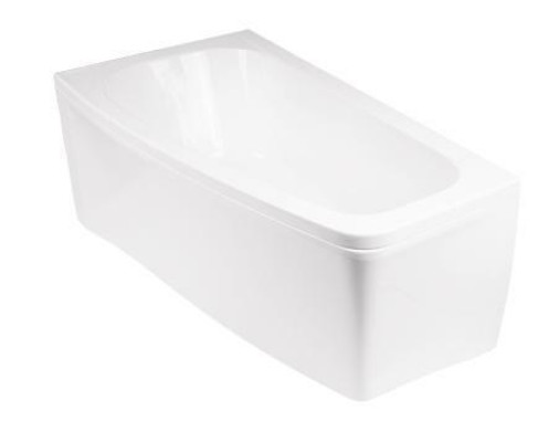 Bathroom Rectangular Corner Tubs Bathtubs White rounded corner tub new