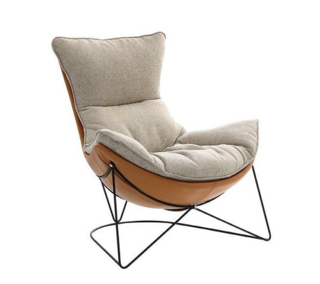 Design Upholstery Sofa Textile Swivel Couch Relax new Modern Armchair