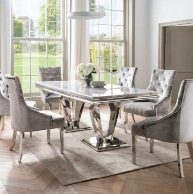 Dining table Modern Dining room Living room Kitchen Design Table Metal