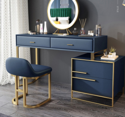 Dressing table Mirror Stool Complete Set Chest of drawers Bedroom