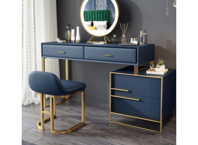 Dressing table Mirror Stool Complete Set Chest of drawers Bedroom