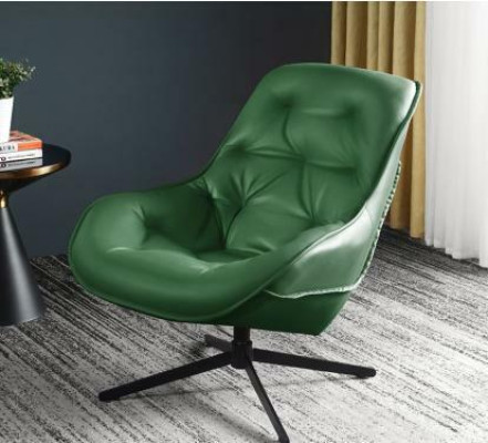 Living room Modern Textile Fabric Green Creative Furniture Armchair Modern