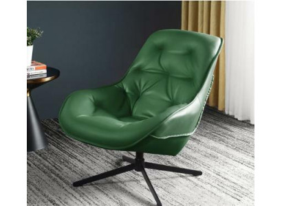 Living room Modern Textile Fabric Green Creative Furniture Armchair Modern
