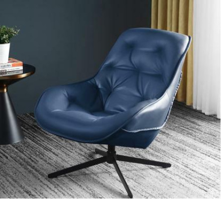 Living room Modern Textile Fabric Green Creative Furniture Armchair Modern