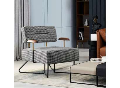 Luxury Seat Relax Armchair Design Couch Sofa Seater Fabric Lounge Club