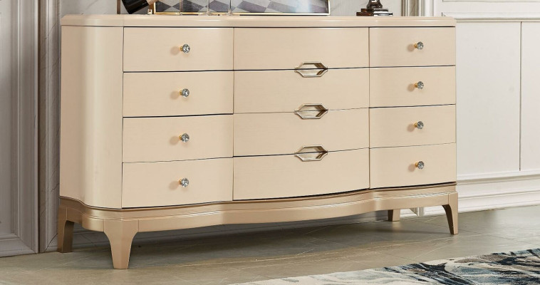 Designer Chest of drawers Modern Sideboard Highboard Living room Solid wood