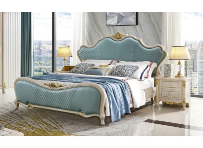 Luxury Classic s Bedroom Set 3 pieces. Bed x2 bedside tables Solid wood
