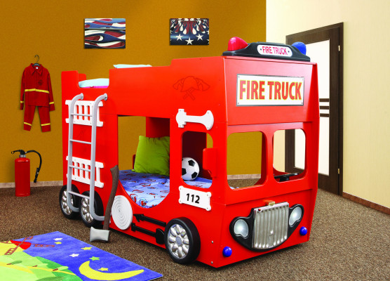 Fire Engine Bunk Bed Bed Loft bed Double bunk bed Bunk bed Childrens bed