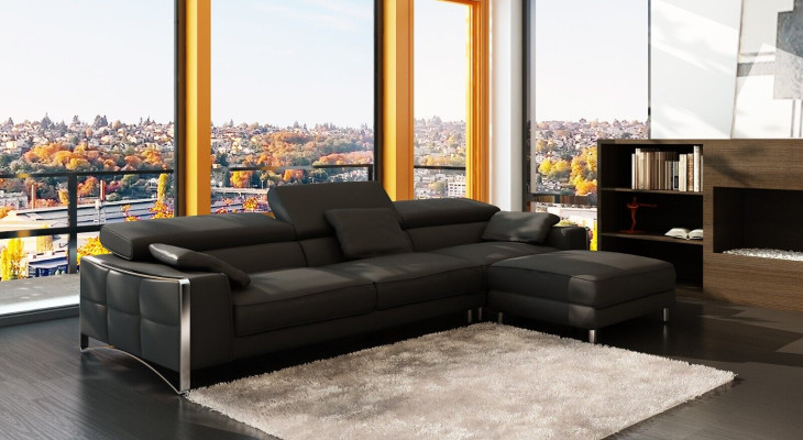 Design Leather Sofa Sofa Couch Upholstery Corner Seat Decor Suite Living landscape