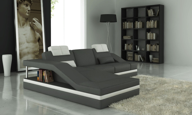 Modern Leather Sofa Corner sofa L-shape Couch Upholstery Seat Corner Sofa Couches