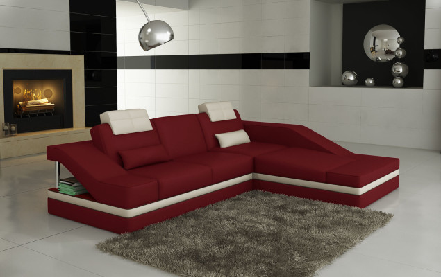 Modern Leather Sofa Corner sofa L-shape Couch Upholstery Seat Corner Sofa Couches