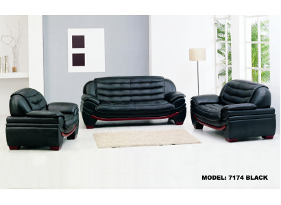 Classic Designer 3 Seater Chesterfield Leather Seat Couch Upholstery without 2+1