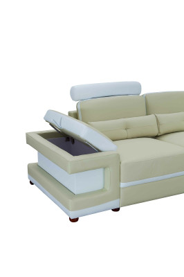 Leather sofa XXL Big Sofas Sofa Couch Couch Upholstery Corner sofa Living landscape Leather