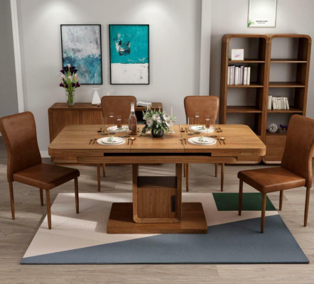 Table Luxury Tables Modern Dining room Furniture Dining Tables Wood Wooden Tables Brown White