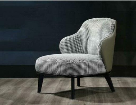 Living room Lounge Club Relax Sofa Gray Design Furniture Dining room Armchair