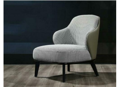 Living room Lounge Club Relax Sofa Gray Design Furniture Dining room Armchair