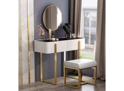 Dressing table Modern Consoles Tables + Stool Dressing table Make Up Table 2 pcs.