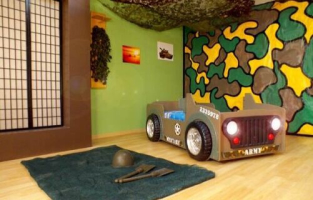 Childrens bed youth bed Bed Beds Jeep Car Vehicle Bed + Mattress new