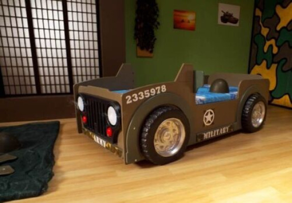Childrens bed youth bed Bed Beds Jeep Car Vehicle Bed + Mattress new