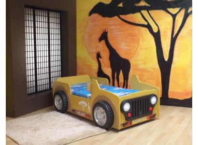 Childrens bed Jeep Vehicle Africa Bedroom YOUTH BED CAR Bed Beds SAFARI