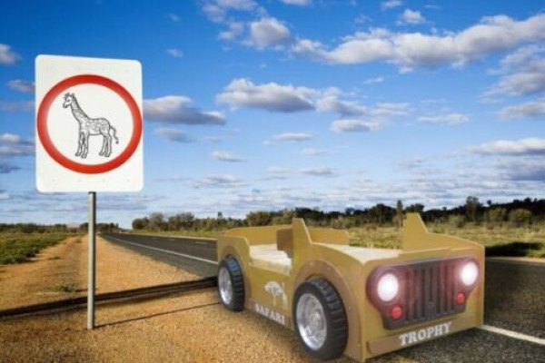 Childrens bed Jeep Vehicle Africa Bedroom YOUTH BED CAR Bed Beds SAFARI