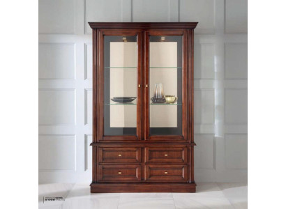 Display case Cabinets Furniture Classic r style showcases Living room Sideboard Glass Wood