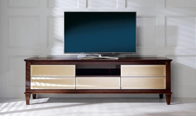 Lowboard tv stand Sideboard Chest of drawers Living room Modern Wood Design Furniture