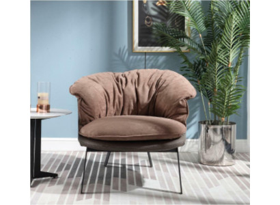 Armchair Single Seater Royal Chair Throne Upholstery Lounge Chairs Sofa Hotel