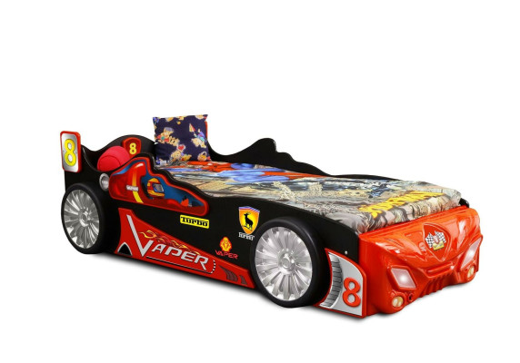 Noble Designer Childrens bed Racing Car Sleep Beds Children Furniture Bed + Mattress