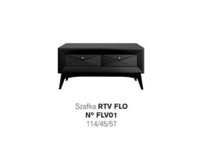 Stand TV cabinet Lowboard Sideboard Table Living room Modern Wood Black Design