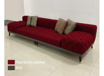 Chesterfield Big Sofa Luxury Furniture Couch Upholstery Sofas Sofa 4 Seater