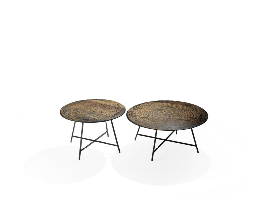 Modern Wood Coffee tables Round 2x Coffee tables Furniture Design Living room