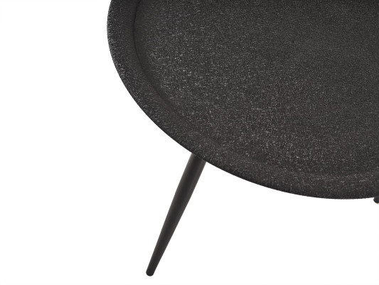 Designer set of 2 round coffee tables for the living room in premium quality
