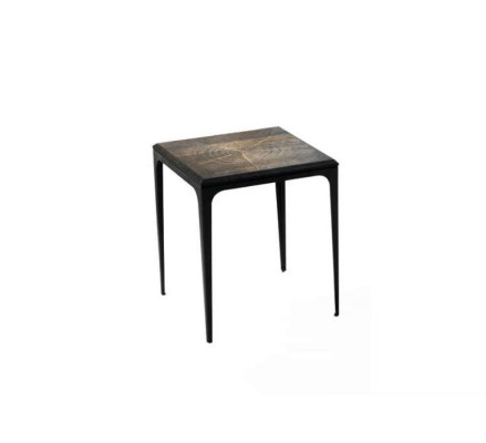 Luxury Coffee table Square Table Furniture Furnishings Living room Black