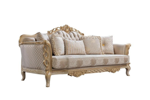 Royal Sofa Set Living room Armchair Coffee table 3+1 Table