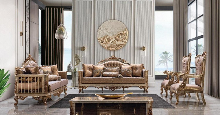 Royal Coffee table Table Golden Tables Baroque Rococo Coffee tables