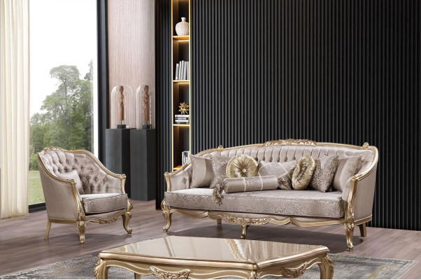 Suite Sofa set 3+1 Seater Living room Classic Design Sofa Set Armchair