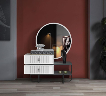 Bedroom Set Bed 2x Bedside table 5 pcs Design Modern Luxury Complete it
