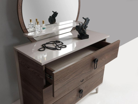 Bedroom Complete Set Bed 2 x Bedside table Wardrobe 5 pieces